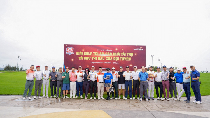 Đội tuyển miền Bắc tổ chức giải golf tri ân nhà tài trợ và vận động viên tham gia King’s Cup 2024