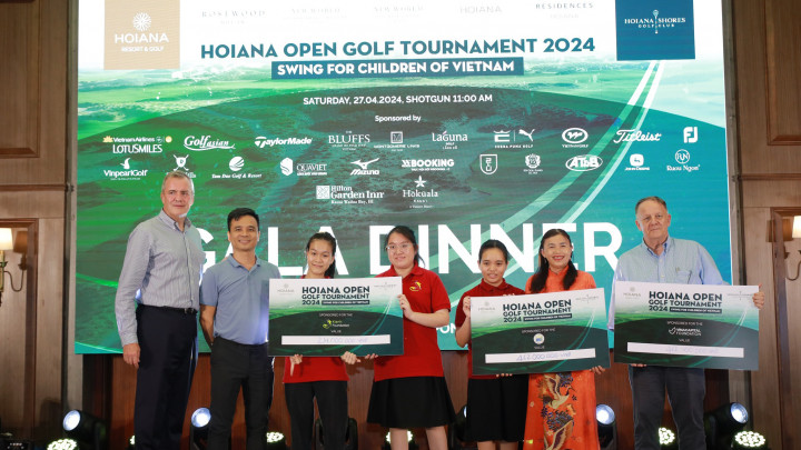 1,2 tỷ đồng được quyên góp từ giải Hoiana Open Golf Tournament 2024 – “Vì trẻ em Việt Nam”