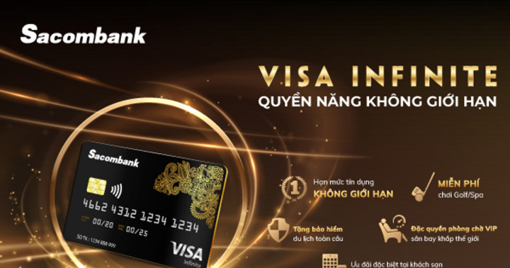 Thẻ Sacombank Visa Infinite và những đặc quyền vượt trội về golf, du lịch, hàng không