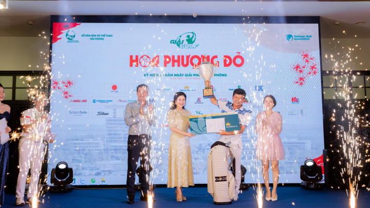 Golfer Trần Quang Tiến vô địch giải Hoa Phượng Đỏ - Hải Phòng 2024