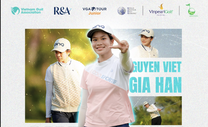 Nguyễn Viết Gia Hân vô địch toàn mùa giải VGA Junior Tour 2024