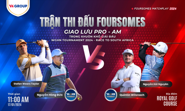 Chủ tịch wGroup và Handee giao đấu Foursomes với hai golfer chuyên nghiệp Nam Phi