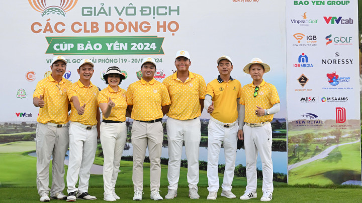 CLB họ Nguyễn phía Bắc tái hiện thành tích tại giải Vô địch các CLB golf Dòng họ