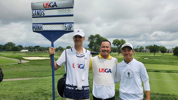 Nguyễn Anh Minh tiến thêm một bước tại U.S. Junior Amateur 2024