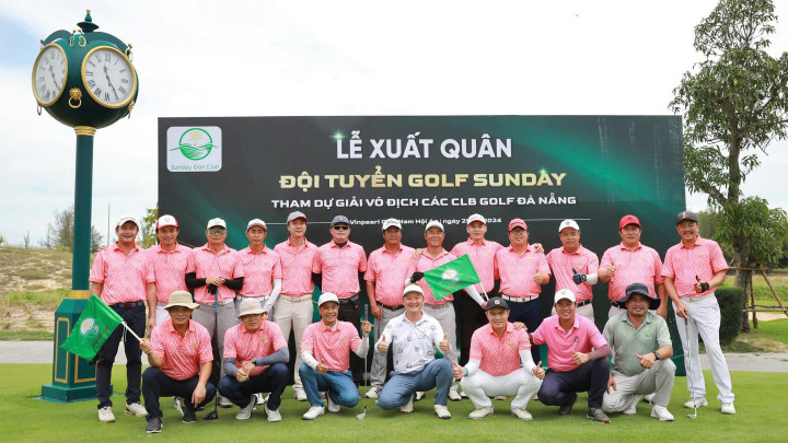 Câu Lạc Bộ Golf Sunday mang tinh thần "Đoàn Kết - Chiến Thắng" đến giải Vô địch các Câu lạc bộ golf Đà Nẵng 2024