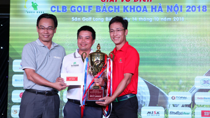 Golfer Nguyễn Thành Lâm giành Best Gross giải Vô địch CLB golf Bách Khoa Hà Nội 2018