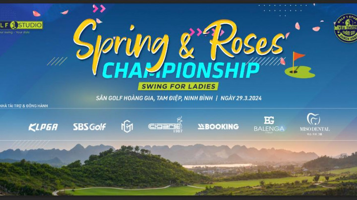 Golf 1 Studio tiếp lửa phong trào golf nữ cùng Spring & Roses Championship