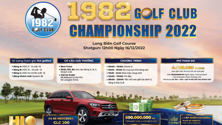 Những điều đáng mong chờ tại giải 1982 Golf Club Championship 2022