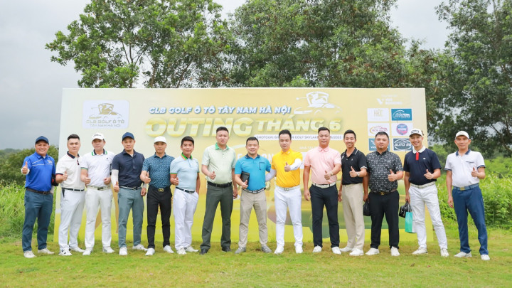 Golfer Trịnh Ngọc Bích giành Cúp vô địch giải Outing tháng 6 của CLB Golf Car Tây Nam.
