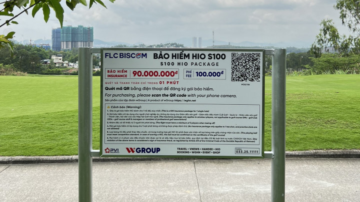 Gói bảo hiểm HIO S100 chính thức triển khai tại sân FLC golf club Hạ Long 