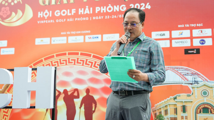 Ông Phạm Tùng Dương: “Thông qua giải Vô địch Hội golf Hải Phòng chúng tôi muốn tìm ra các hạt giống cho các giải lớn quốc gia”