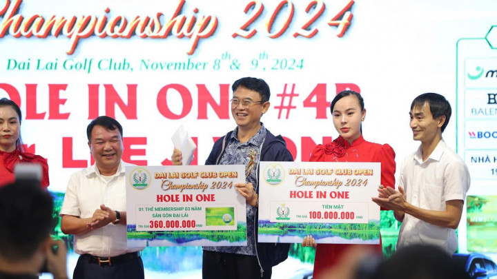 Nổ Hole in one 560 triệu tại Dailai Golf Club Open Championship 2024