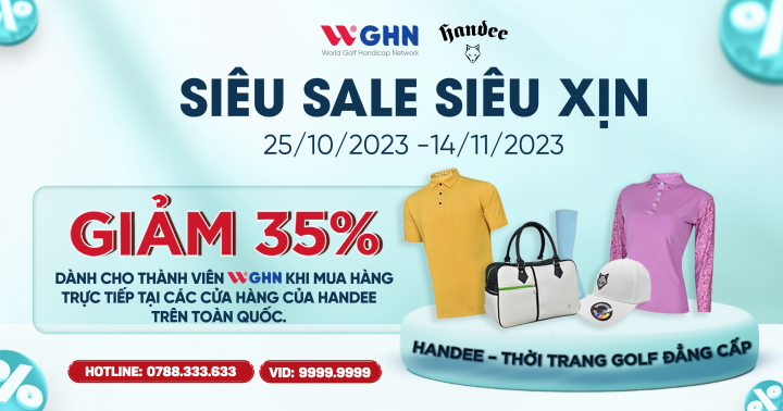 Thành viên của WGHN được giảm giá 35% khi mua các sản phẩm của Handee