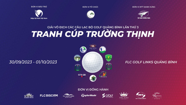 Danh sách các cặp đấu giải Vô địch các Câu lạc bộ golf Quảng Bình lần thứ 3 – Tranh cúp Trường Thịnh