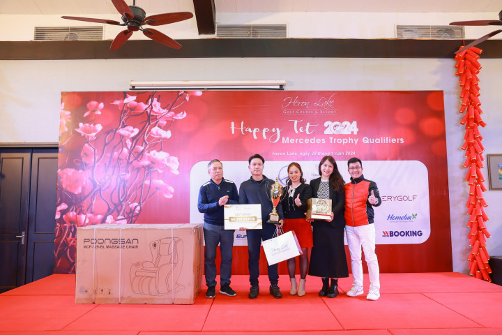 Sân golf Heron Lake tổ chức giải Happy Tet 2025, kết hợp vòng loại Mercedes Trophy