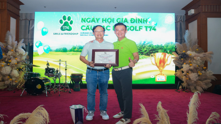 Golfer Nguyễn Đăng Khánh ghi Eagle trong "Ngày Hội Gia đình CLB golf T74"