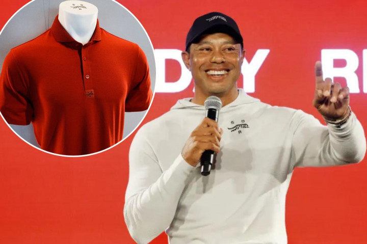 Những chiếc áo polo Sun Day Red của Tiger Woods bán "cháy hàng" chỉ sau vài giờ