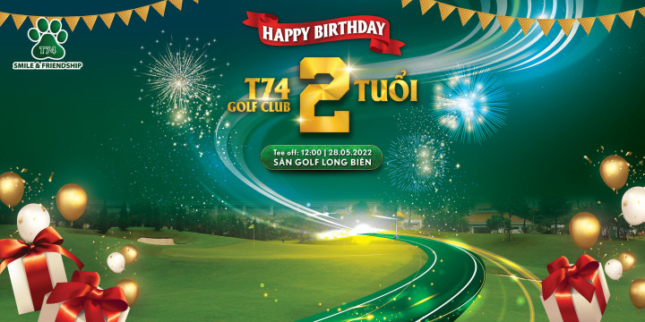 T74 Golf Club tổ chức giải golf mừng sinh nhật CLB 2 tuổi