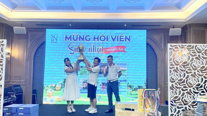 Golfer Trương Quốc Tuệ vô địch Outing tháng 6 Câu lạc bộ SG82