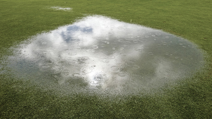 Tác hại của nước trũng trên sân golf