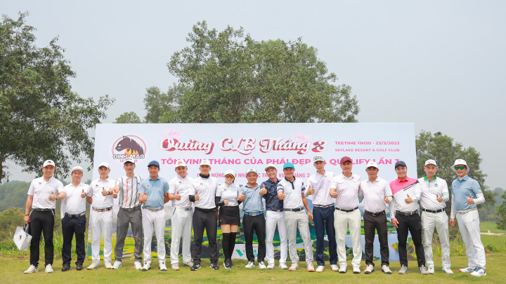 Câu lạc bộ golf Đinh Mão tổ chức giải “Tôn vinh tháng của phái đẹp"