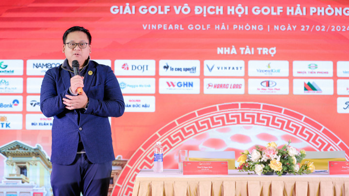 Ông Vũ Nguyên - VGA: "Giải Vô địch Hội golf Hải Phòng 2024 là đỉnh cao trong phong trào tổ chức giải đấu golf tại Hải Phòng"