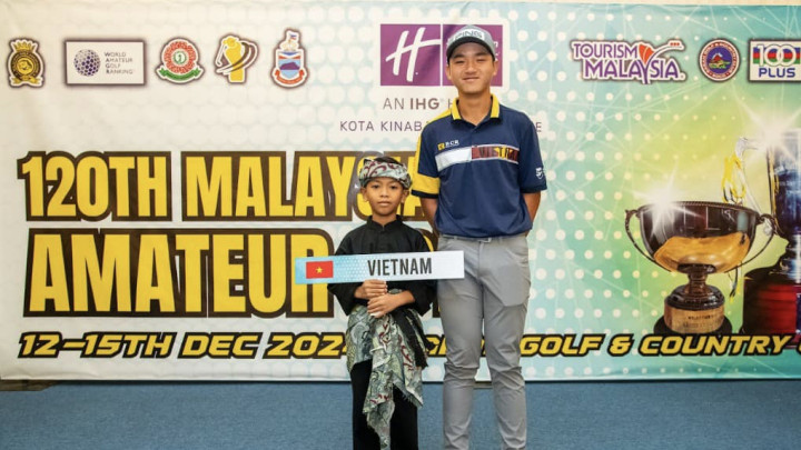 Nguyễn Anh Minh độc chiếm ngôi đầu Malaysian Amateur Open 2024 với cách biệt 1 gậy