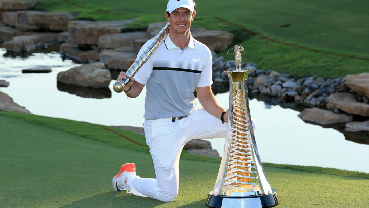 Ngoài Rory McIlroy, golfer nào đã từng vô địch cả DP World Tour Championship và Race to Dubai trong cùng mùa giải?