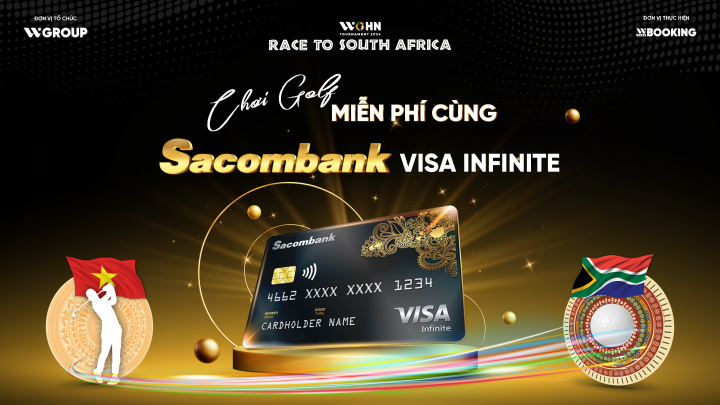 Sacombank: Nhà tài trợ kim cương chặng 6 giải WGHN Tournament Race to SA 2024