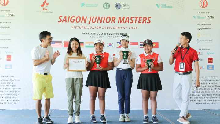 Bảo Phát, Gia Hân vô địch bảng C Saigon Junior Masters 2023