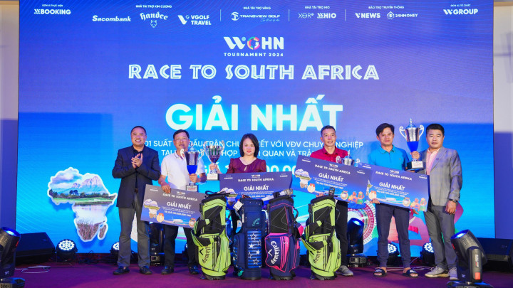 4 nhà vô địch chặng 3 WGHN Tournament Race to South Africa 2024 đều có điểm âm sâu