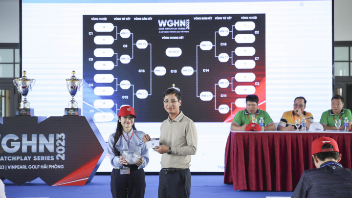 Xác định các cặp đấu WGHN Club MatchPlay Series 2023