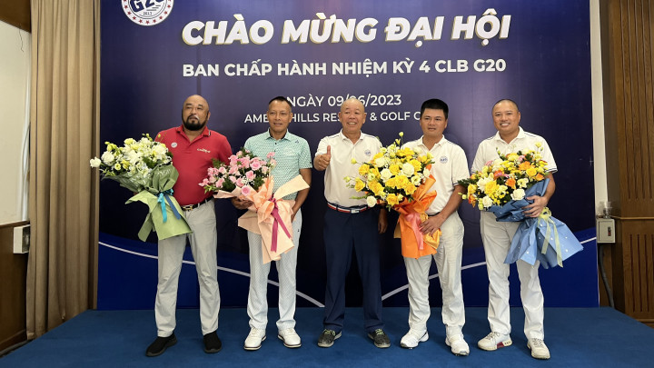 Golfer Nguyễn Minh Kha giữ vai trò Chủ tịch CLB G20 nhiệm kỳ 4 (2023-2025)