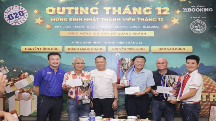 Golfer Nguyễn Văn Thành vô địch giải Outing tháng 12 của CLB G20