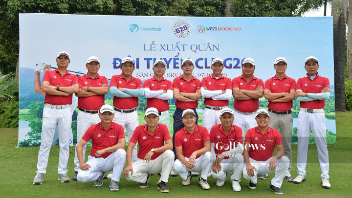 CLB G20 xuất quân tham dự giải Vô địch các CLB golf Hà Nội lần thứ 4