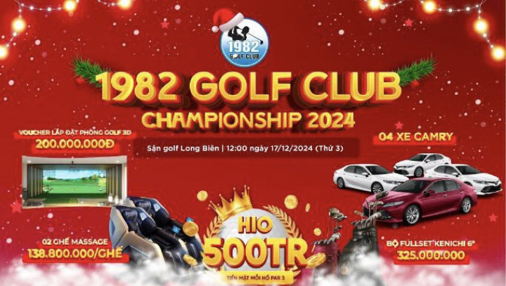 CLB Golf 1982 tổ chức giải Club Championship 2024