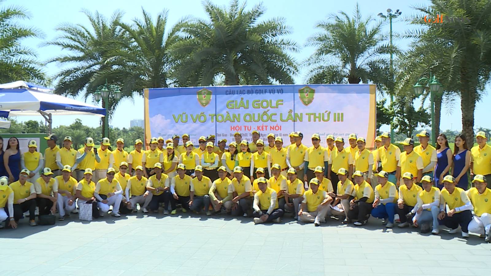 Giải Golf Vũ Võ toàn quốc lần 3: Những nụ cười toả nắng