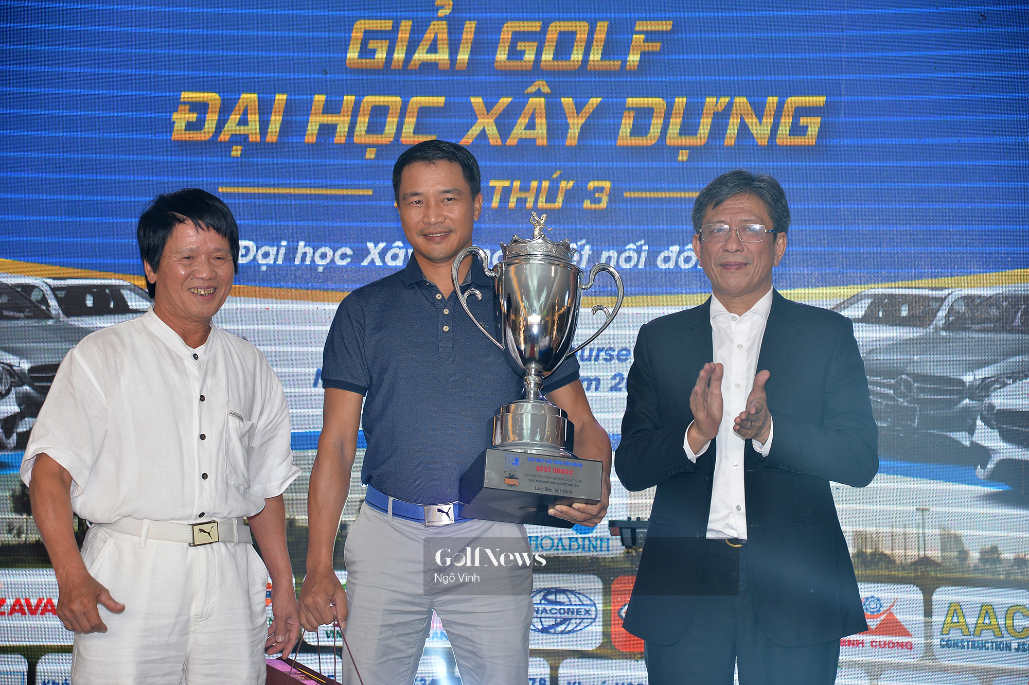 Gần 1,8 tỷ đồng quyên góp làm từ thiện tại giải golf Đại học Xây dựng lần 3