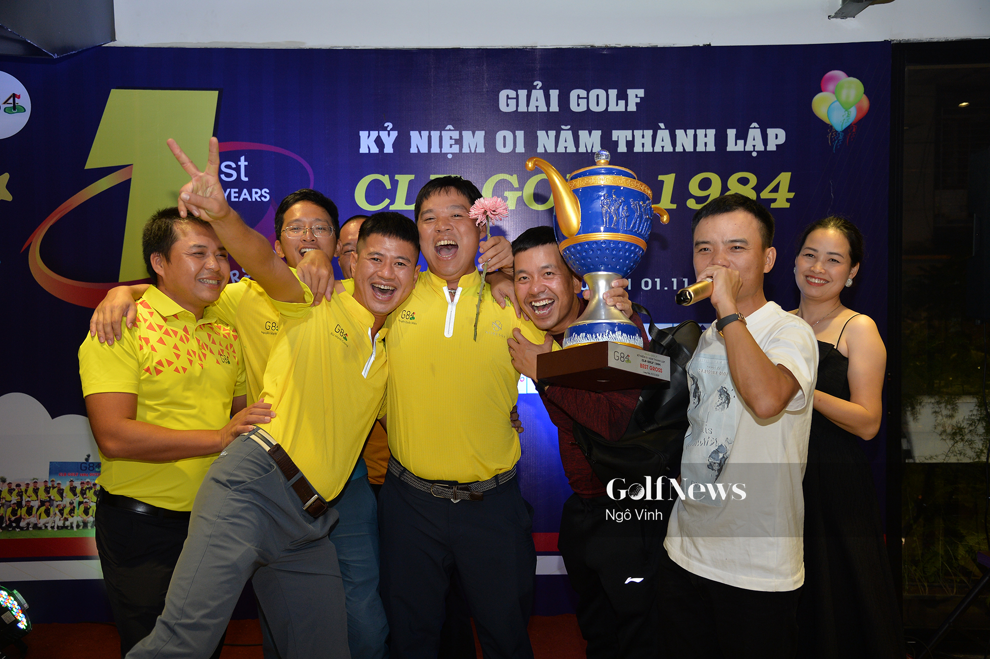 Golfer Nguyễn Quốc Mến vô địch giải golf Mừng sinh nhật 1 năm CLB Golf 1984