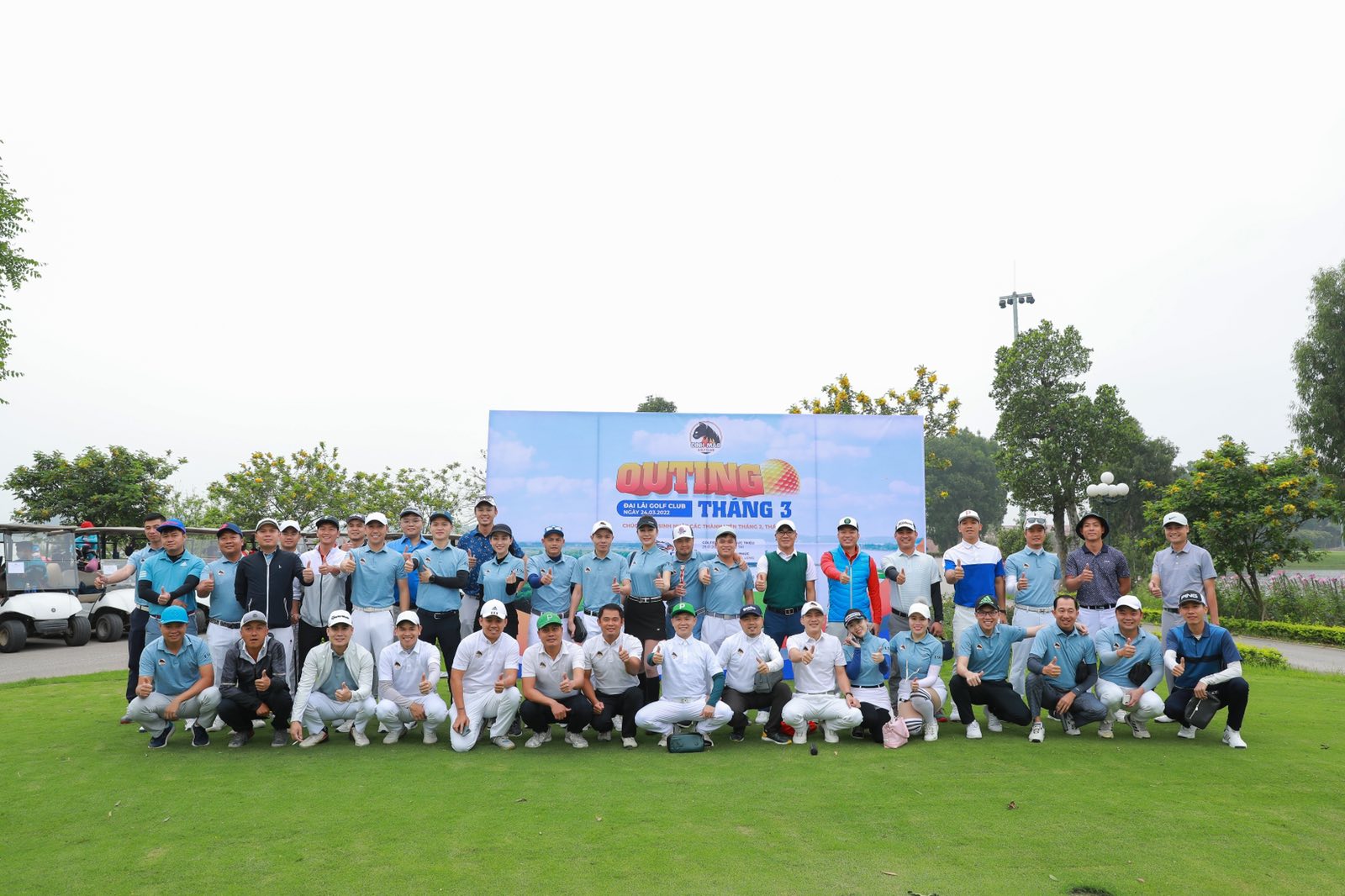 CLB Golf Đinh Mão tổ chức Outing tháng 3 ra mắt các thành viên mới